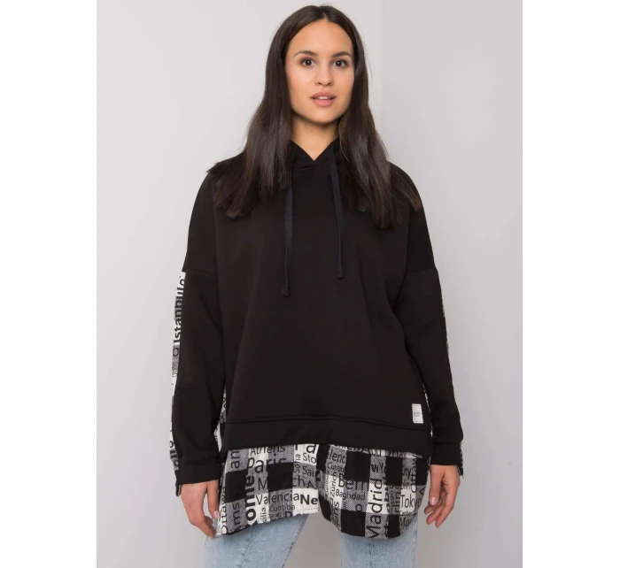 Mikina RV BL 7312.14 černobílých