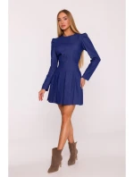 M884 Šaty džínového vzhledu - modré