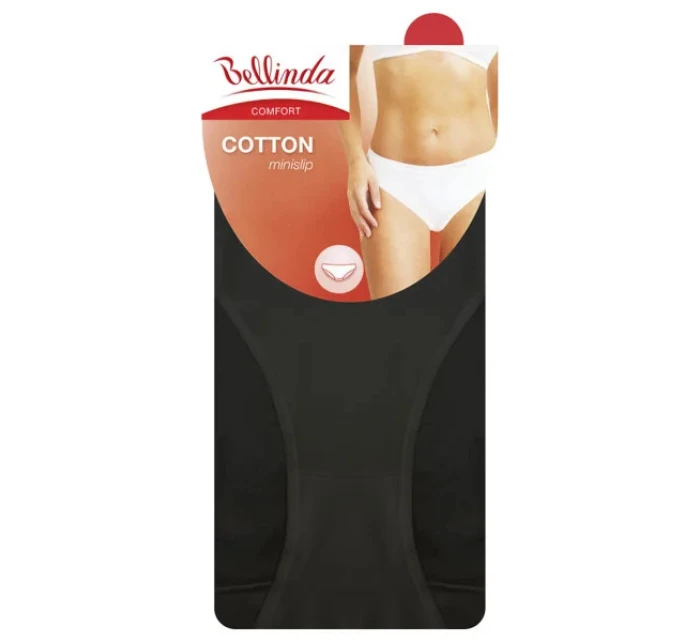 Dámské kalhotky COTTON MINISLIP Černá - BELLINDA