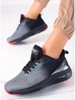 Designové  tenisky dámské šedo-stříbrné bez podpatku