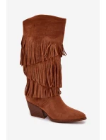 Kozačky na podpatku  model 217823 Step in style