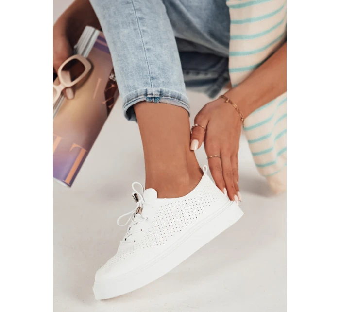 JUNCO dámské boty bílé Dstreet ZY0468