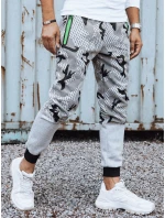 Pánské světle šedé teplákové kalhoty moro Dstreet model 21980107 - FashionStreet Pánské světle šedé teplákové kalhoty moro Dstreet model 21980107 - FashionStreet