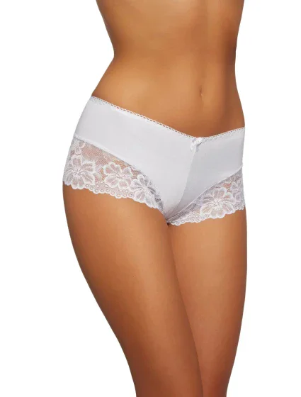 Dámské boxerky 107 white - GABIDAR Dámské boxerky 107 white - GABIDAR