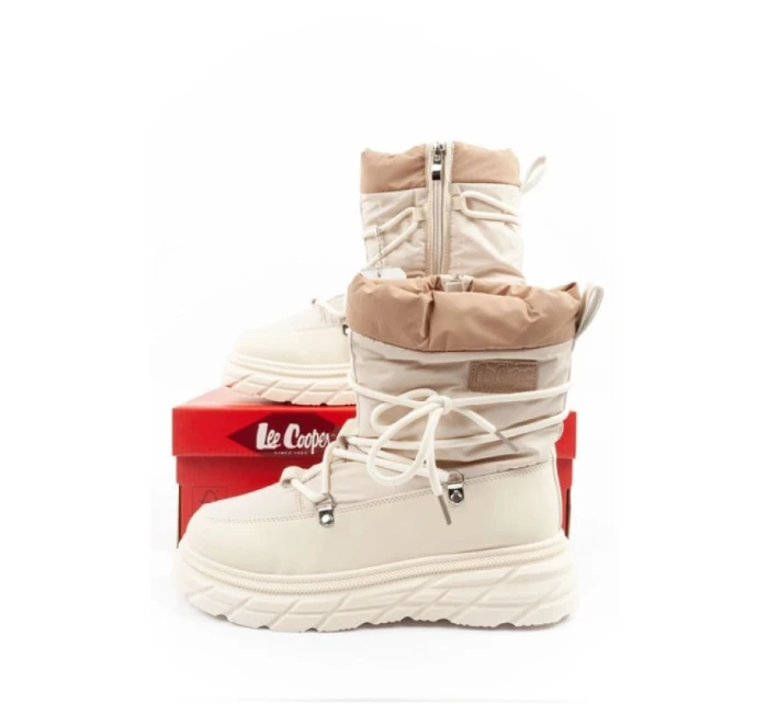 dámská sportovní obuv zimní model 21406244 zateplená béžová krémová dámské - Lee Cooper dámská sportovní obuv zimní model 21406244 zateplená béžová krémová dámské - Lee Cooper