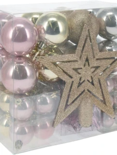 54DÍLNÁ SADA NA ZDOBENÍ CETEK CHAMPAGNE PINK