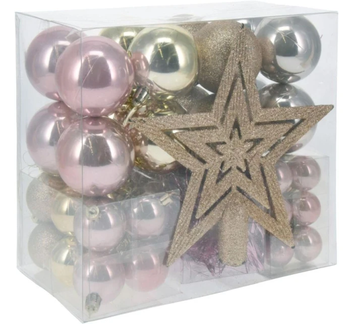 54DÍLNÁ SADA NA ZDOBENÍ CETEK CHAMPAGNE PINK