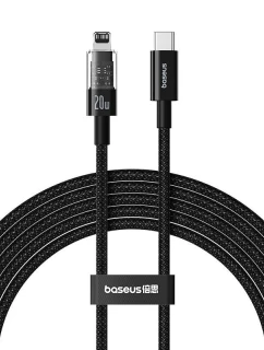 Baseus Gem USP C-IP 20W kabel 2m (černý)