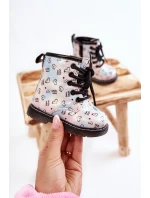 Dětské třpytivé boty s vzory model 21597323 - Boto