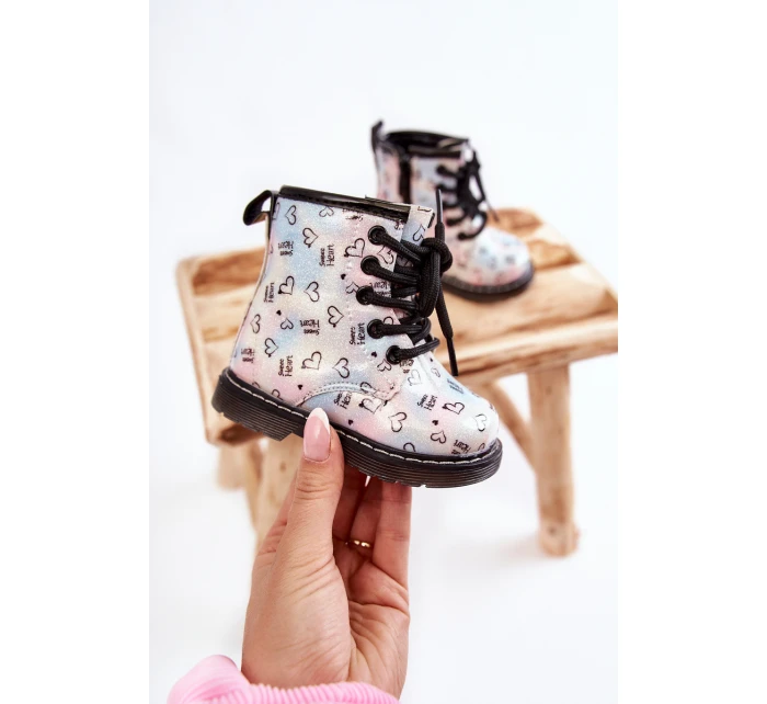 Dětské třpytivé boty s vzory model 21597323 - Boto