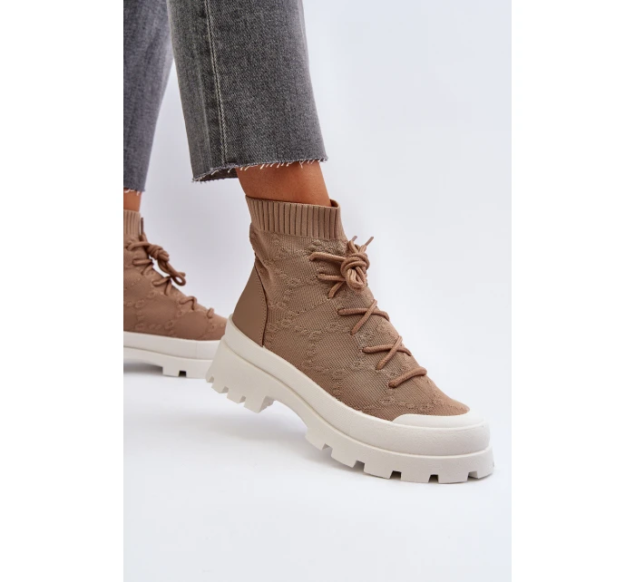 Dámské Nazouvací Botky Hnědé model 21651826 - Boto Dámské Nazouvací Botky Hnědé model 21651826 - Boto