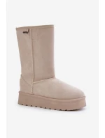 Vysoké Sněhule Na Platformě Big Star model 21679168 Světle Béžové - Big Star Shoes