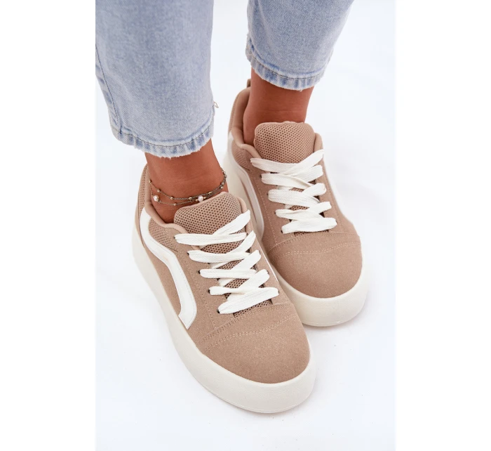 Dámské Tenisky Na Platformě Khaki Tellnira