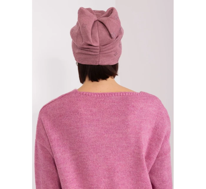 Czapka AT CZ model 19040938 fioletowy - FPrice Czapka AT CZ model 19040938 fioletowy - FPrice