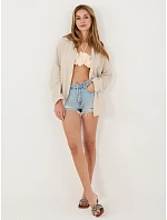 Koszula MI KS model 22102655 beżowy - FPrice Koszula MI KS model 22102655 beżowy - FPrice