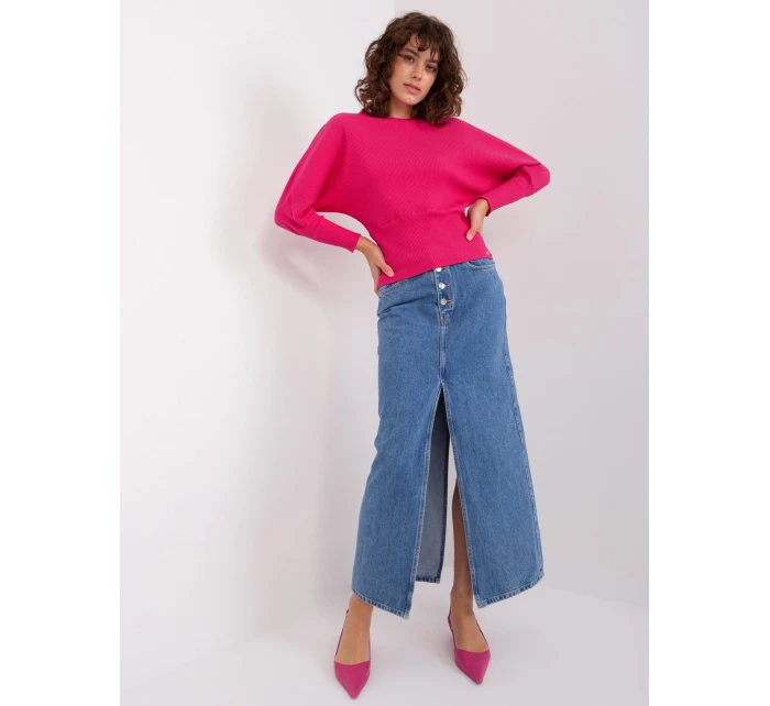 Bluzka RV BZ model 19011782 fuksjowy - FPrice Bluzka RV BZ model 19011782 fuksjowy - FPrice