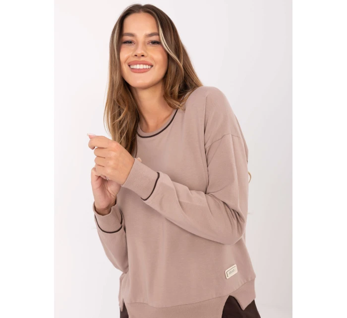 Bluzka RV BZ model 21406720 ciemny bezowy - FPrice