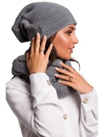 BK044 Slouchy čepice - šedá