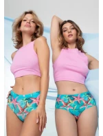 Kalhotky Sea Stars Simple Maxi zeleno-červené - Julimex