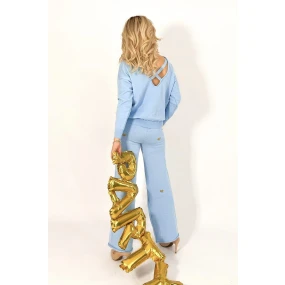 Dámská halenka model 19012534 blue - MM FASHION Dámská halenka model 19012534 blue - MM FASHION