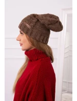 Fleecová čepice Ula K271 cappuccino Fleecová čepice Ula K271 cappuccino