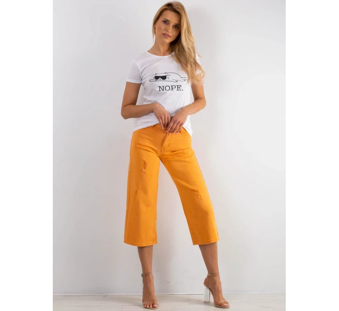 Džínový kalhoty JMP SP B102.32P jasně oranžová