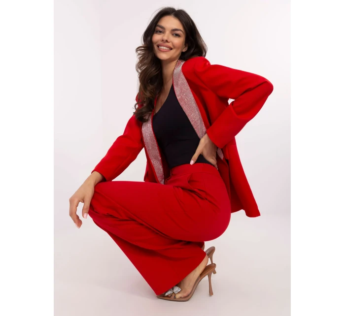 Spodnie LK SP model 20710150 czerwony - FPrice Spodnie LK SP model 20710150 czerwony - FPrice