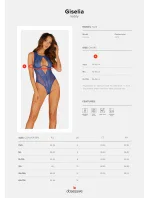 Jedinečné body Giselia teddy - Obsessive