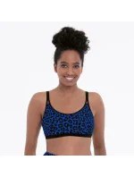 Dámský Style Top horní díl plavek  Královská modř s černou  model 19150728 - Anita