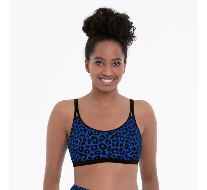 Dámský Style Top horní díl plavek  Královská modř s černou  model 19150728 - Anita