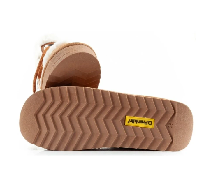 D.Franklin sněhule dámské zimní módní kožešina zateplené vysoké dámské