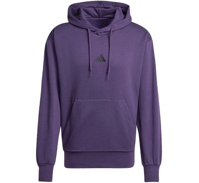 Pánská mikina adidas Essentials Feelcozy purple JX5661 pánské barvy
