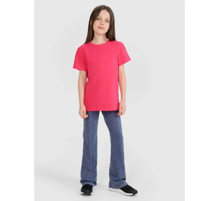 Dívčí hladké tričko 4F 4FJWSS25TTSHF2177-55S