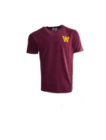 Wood Wood Ace tričko AA Burgundy - 10235702-2222-Burgundy