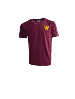 Wood Wood Ace tričko AA Burgundy - 10235702-2222-Burgundy