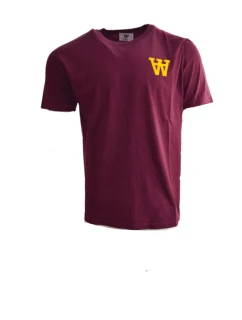 Wood Wood Ace tričko AA Burgundy - 10235702-2222-Burgundy