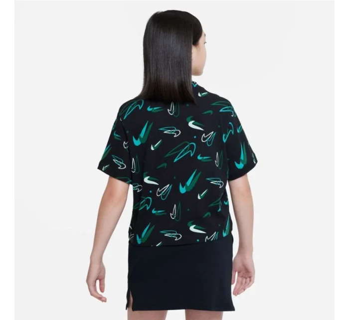 Tričko Nike Sportswear Jr DV0568 010 Tričko Nike Sportswear Jr DV0568 010