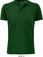 SOL'S Planet Men Pánské piqué polo z bio bavlny 25.3566 bottle green