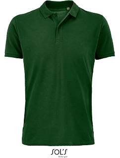 SOL'S Planet Men Pánské piqué polo z bio bavlny 25.3566 bottle green