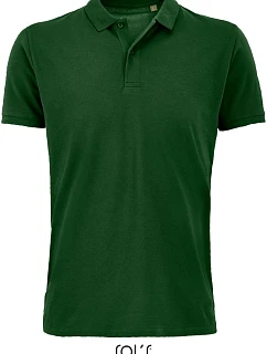 SOL'S Planet Men Pánské piqué polo z bio bavlny 25.3566 bottle green