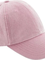 Beechfield B 655B Dětská 6 panelová nízkoprofilová kšiltovka 53.655B vintage dusky pink