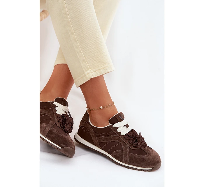 Kožené tenisky Vinceza Dámské 86427 Čokoládové Kožené tenisky Vinceza Dámské 86427 Čokoládové
