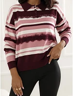 Sweter PM SW model 22400821 różowy - FPrice Sweter PM SW model 22400821 różowy - FPrice