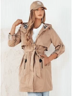 Dámská přechodná bunda parka béžová Dstreet model 21974270 - FashionStreet