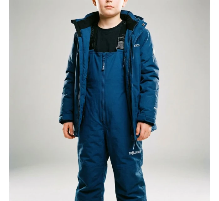 Lyžařské kalhoty pro dívky/chlapce Trollkids Kids Nordkapp Kalhoty zimní sportovní tmavě modré (902-142)