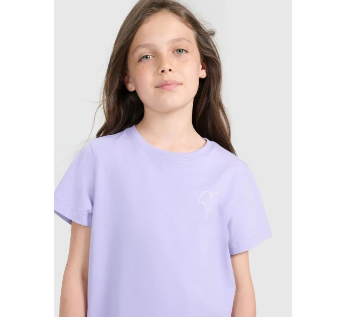 Dívčí tričko s potiskem 4F 4FJRAW25TTSHF3199-52S Dívčí tričko s potiskem 4F 4FJRAW25TTSHF3199-52S