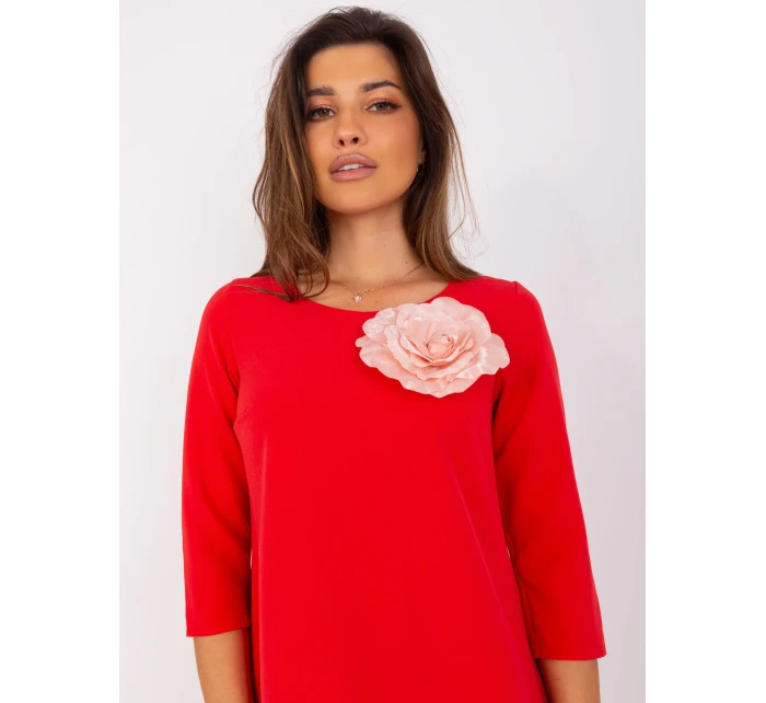 LK SK 506547 šaty.29P červená