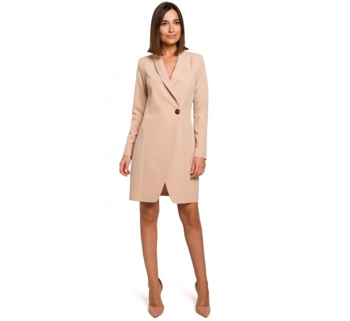 S217 Blejzrové šaty - khaki