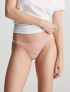 Spodní prádlo Dámské kalhotky STRING THONG (DIPPED) 000QD5154ETQO - Calvin Klein
