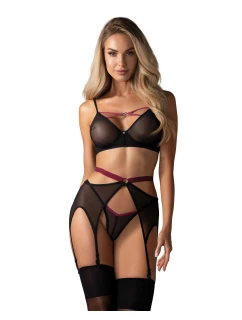 Dámský sexy set Set černý model 22022609 - Obsessive